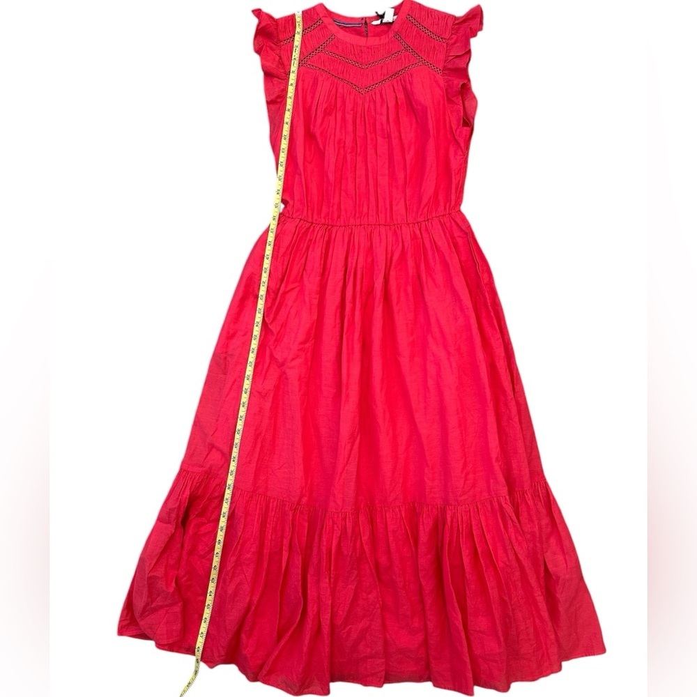 WHITE STUFF Spring 2025 Collection Midi Dress Pink Sample Size 6 NWT - Picture 9 of 10